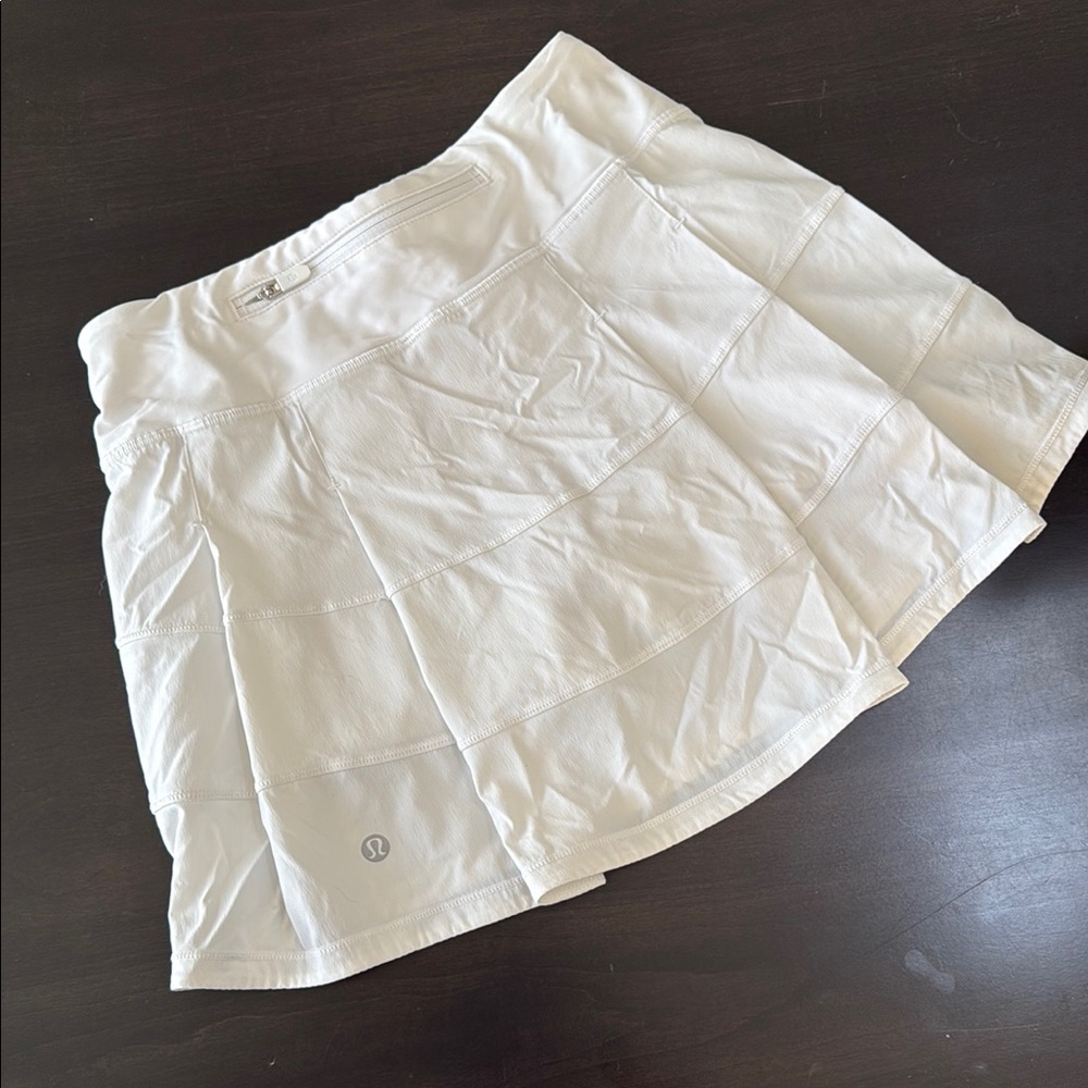 Lululemon Athletica White Mini Skirt